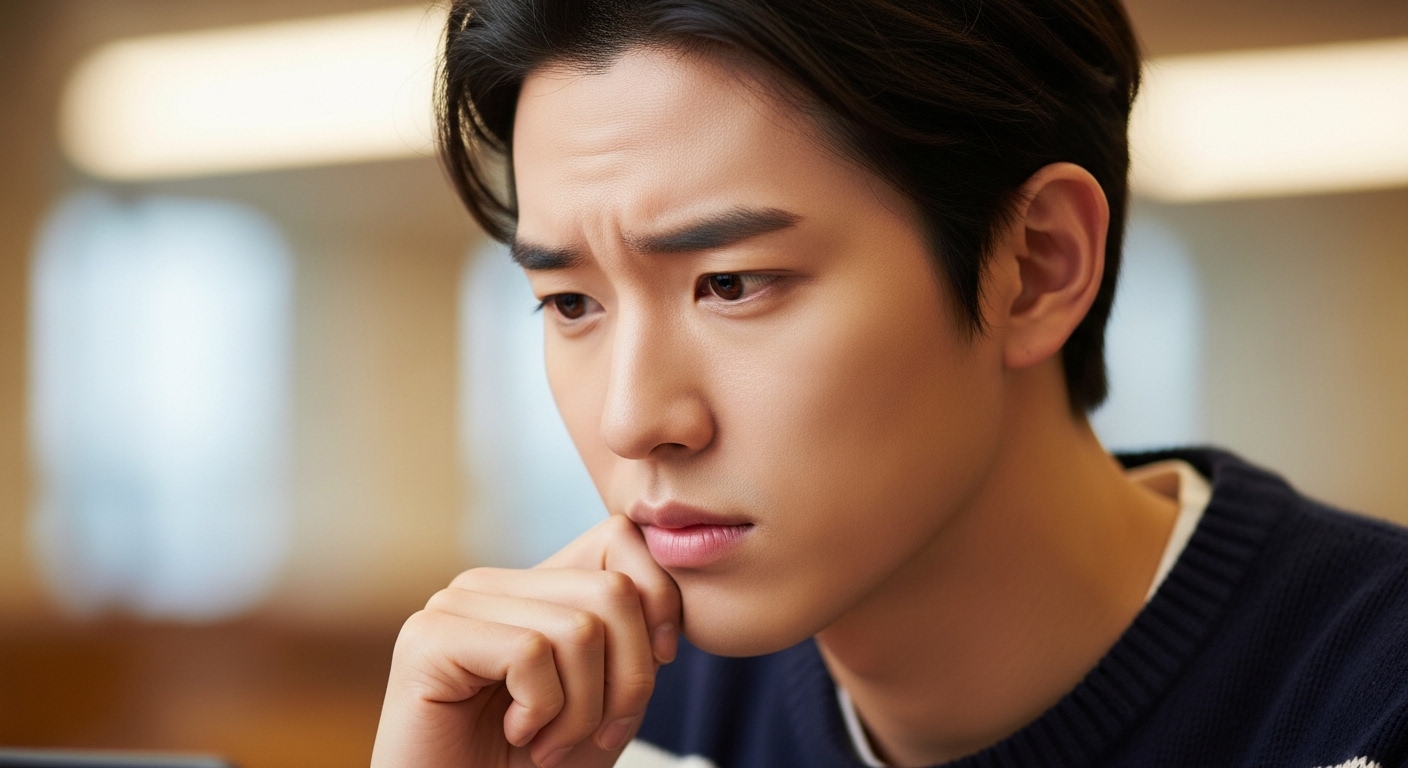 라식 후 시력 저하 증상에 대해 상담하는 안과 전문의와 환자의 모습